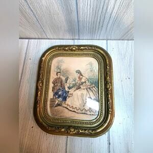 Vintage Ornate Gold Framed Victorian Art Gallery Wall French Provincial Gothic